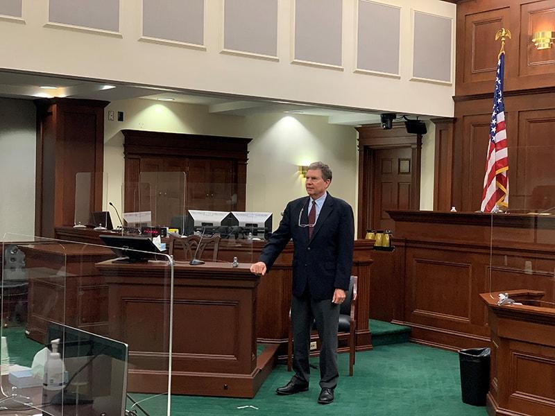 James K. Bredar in the District of Maryland courtroom