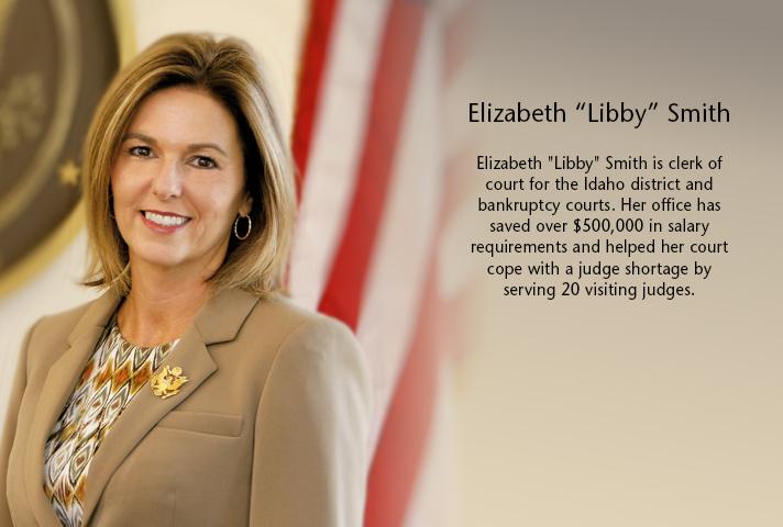 Elizabeth "Libby" Smith is clerk of court for the Idaho district and bankruptcy courts.