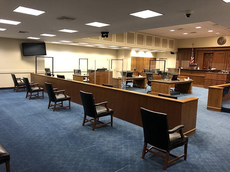 Baltimore courtroom